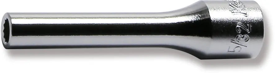 Deep socket 1/4 inch drive, 12-point, 5/32 inch (72800631, PICHLER)