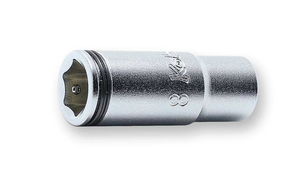 Pusgarā galva 1/4 collas 8 mm ar Nut Grip uzgriežņa fiksāciju (72800679, PICHLER)