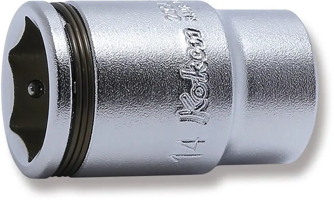 Pusgarā galva 1/4 collas 14 mm ar Nut Grip uzgriežņa fiksāciju (72800682, PICHLER)
