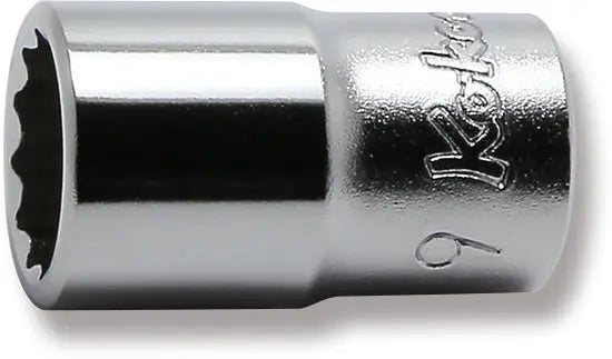 1/4 col. galvutė 9 mm, 12 briaunų, ilgis 22 mm (72800761, PICHLER)
