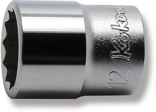 1/4 collu muciņa 12 mm, 12 šķautņu, garums 22 mm (72800764, PICHLER)