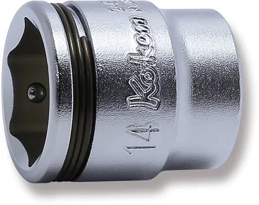 Socket 1/4 in. drive 14 mm, Nut Grip (72800962, PICHLER)