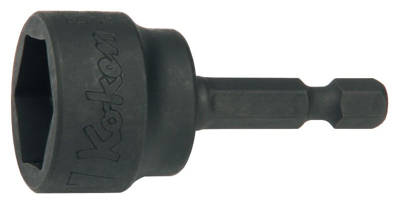 Anchor Bolt Socket 19 mm, 1/4 in. Hex Shank, 50 mm Long (72801123, PICHLER)