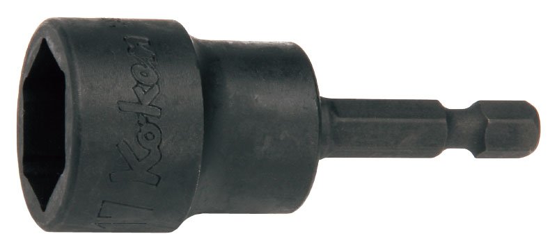 Enkurskrūvju muciņa 19 mm ar 1/4 collas sešstūra kātu, ar plastmasas ierobežotāju, garums 60 mm (72801126, PICHLER)