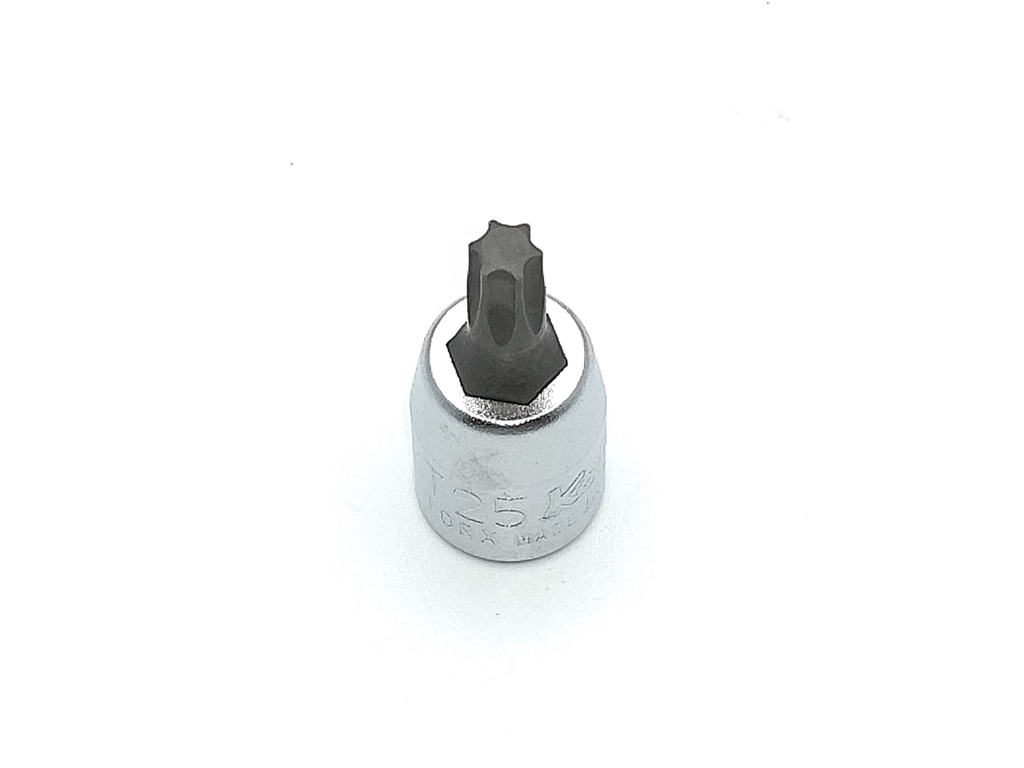 1/4 col. galvutė su antgaliu Torx T25, ilgis 32 mm, be skylutės (7291125, PICHLER)