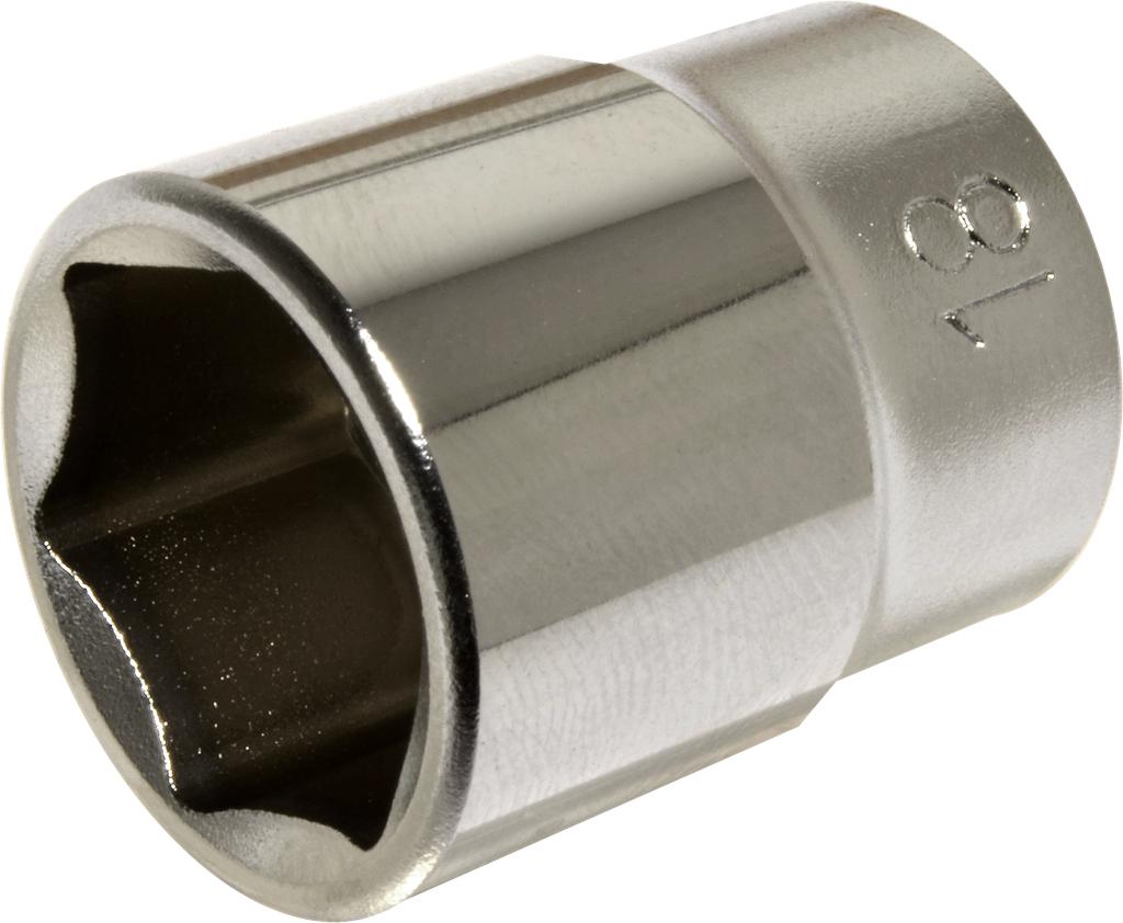 3/8 col. galvutė 6 briaunų 18 mm (7313180, PICHLER)
