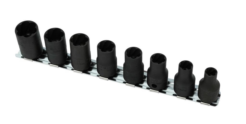 Nut extractor set Nut-Twister, 8 pcs, 8-16 mm (73165000, PICHLER)