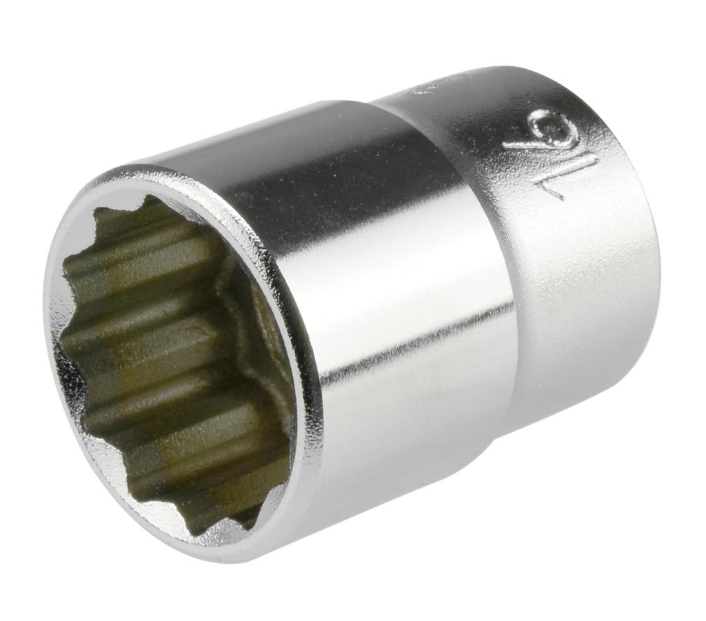 3/8 col. galvutė 12 briaunų 16 mm (7321600, PICHLER)