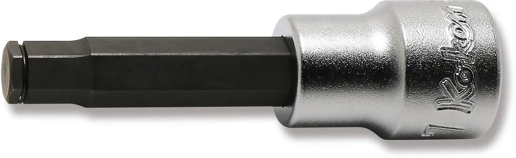 Galvutė su šešiakampiu antgaliu 3/8 col., HEX 7 mm, ilgis 62 mm, su griebimo žiedu (73800337, PICHLER)