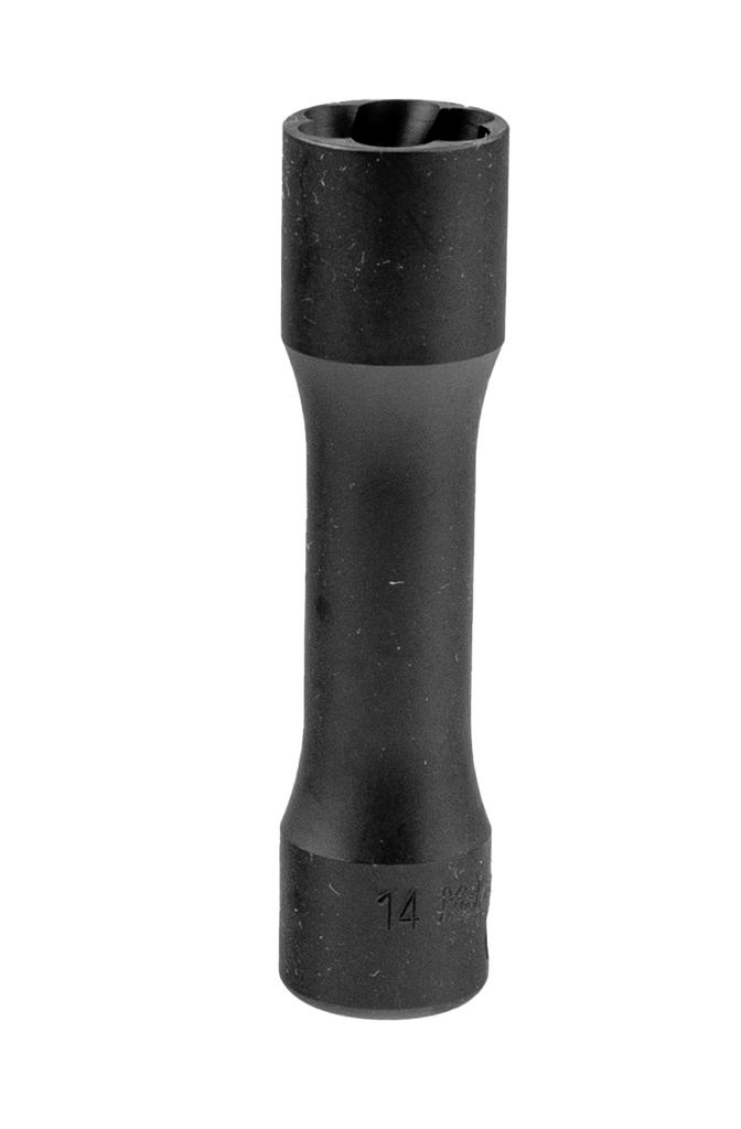 Deep nut twister socket 3/8 inch, 14 mm, L=80 mm (73800558, PICHLER)