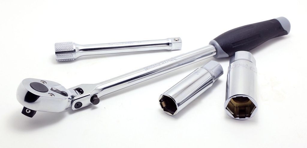 3/8 collu sveču muciņu komplekts 4 daļas, 16 un 20,8 mm, ar 285 mm fiksējamu lokāmu sprūdratu un pagarinātāju (73800594, PICHLER)