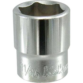 3/8 collu muciņa 11/16 collas, 6 šķautņu, garums 30 mm (73800922, PICHLER)