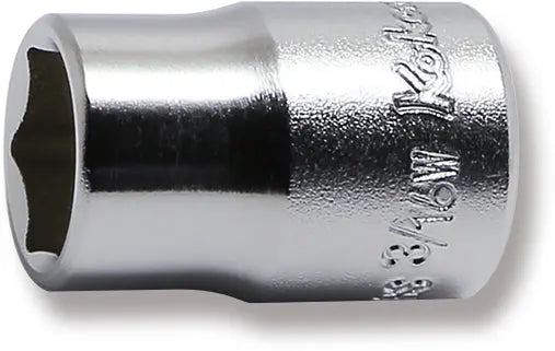 3/8 col. galvutė Whitworth 3/16 BSW, 6 briaunų, ilgis 26 mm (73800985, PICHLER)