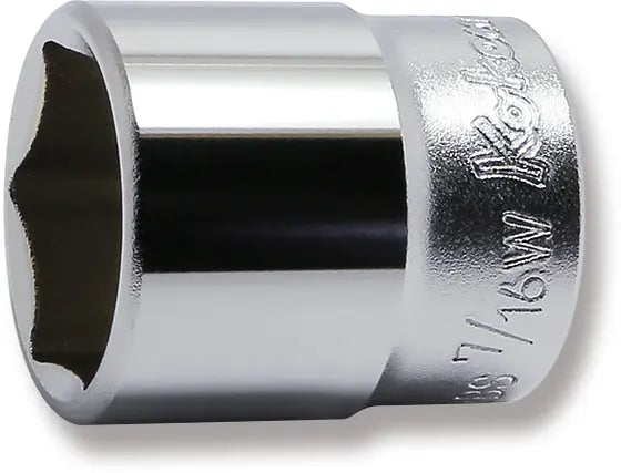 3/8 col. galvutė Whitworth 7/16 BSW, 6 briaunų, ilgis 32 mm (73800989, PICHLER)