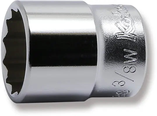 3/8 in. Drive Whitworth Socket 3/8 BSW, 12-Point, 30 mm Long (73801041, PICHLER)