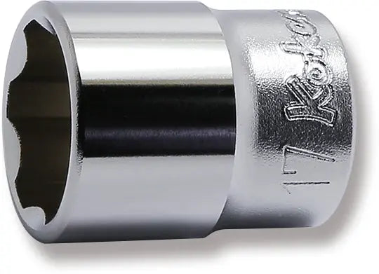 3/8 in. Drive Surface Drive Socket 17 mm, 6-Point, 29 mm Long (73801058, PICHLER)