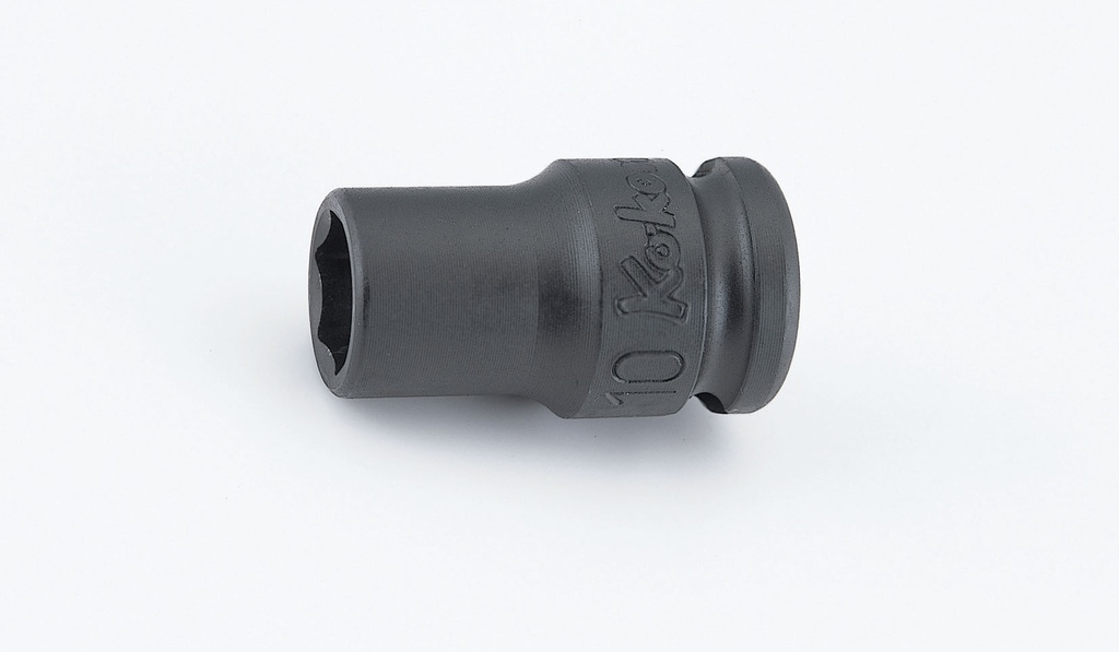 3/8 col. smūginė plonasienė galvutė 6 briaunų 10 mm (73890195, PICHLER)