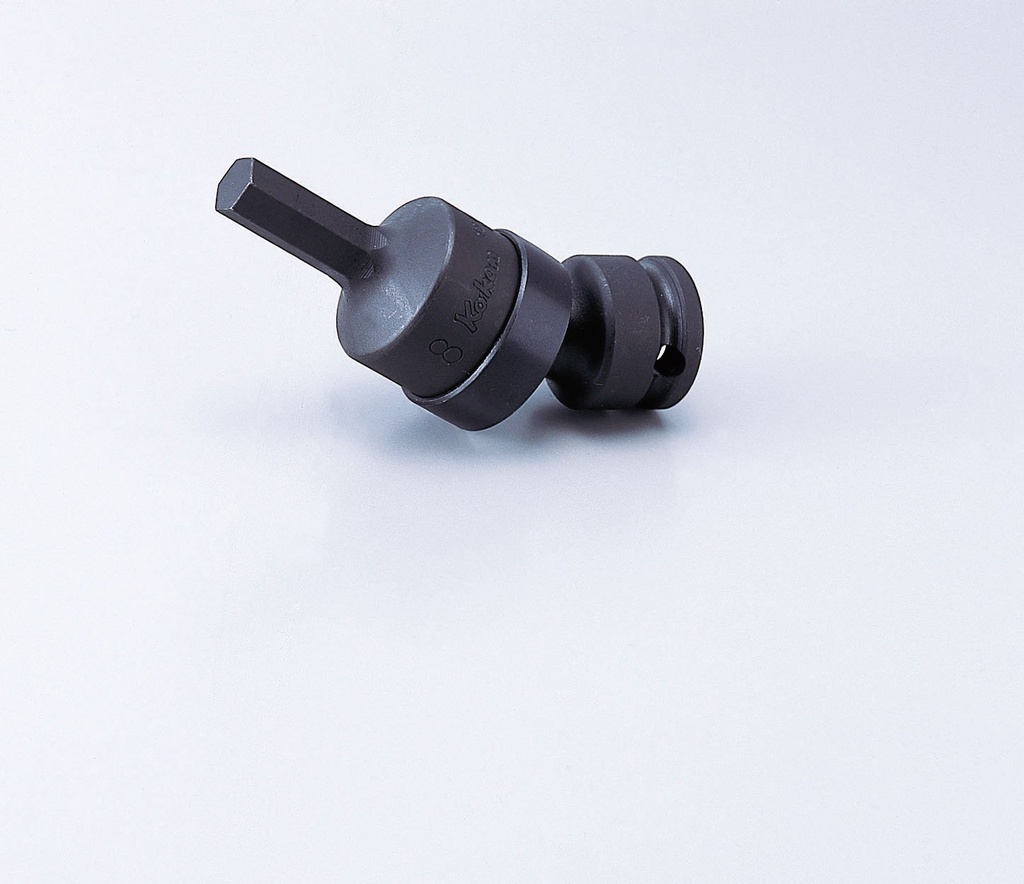3/8 col. smūginė kardaninė galvutė su šešiakampiu antgaliu 17 mm (73890317, PICHLER)