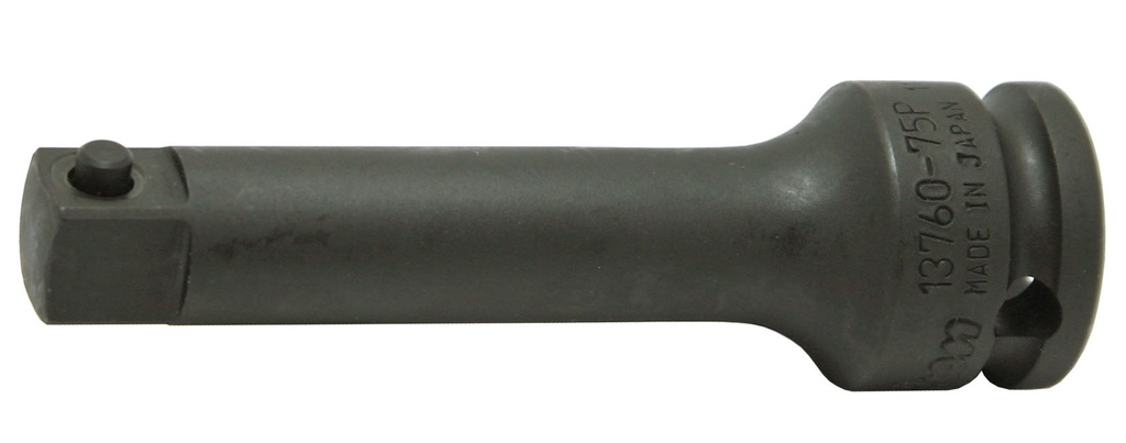 Smūginis ilgintuvas 3/8 col., 75 mm, su skylute, DIN 3121 F forma (73890372, PICHLER)