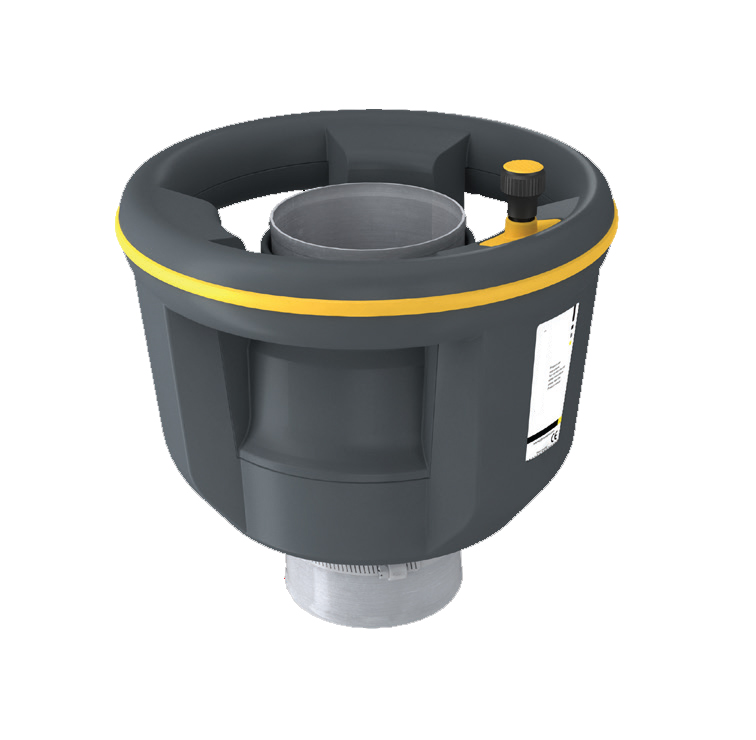 Magnetic safety coupling Ø100 mm (4 in.) for exhaust extraction hose (68571, EUROLUBE)