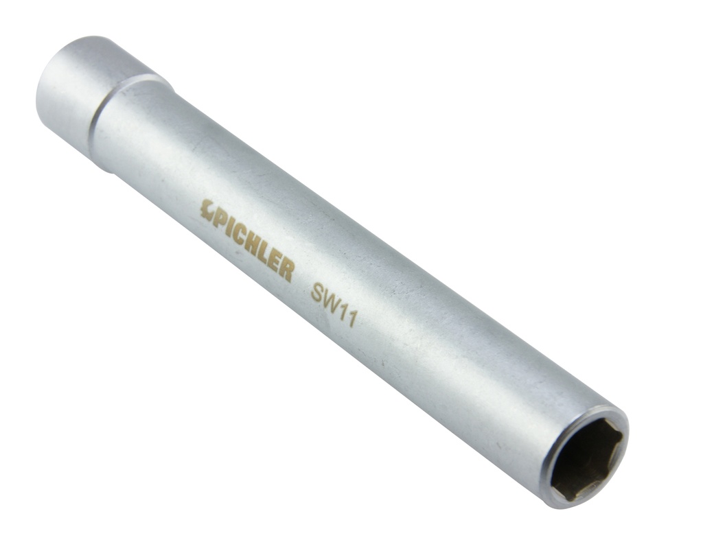 Pratekamoji galvutė 3/8 col., 6 briaunų, 11 mm, ilga 120 mm (74163110, PICHLER)