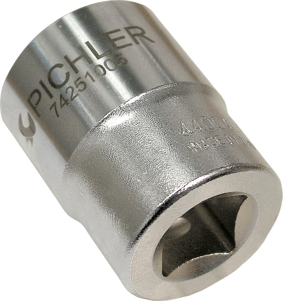 1/2 in. Drive 6-point Socket 7/8 in. (22.2 mm), Plain (74251005, PICHLER)