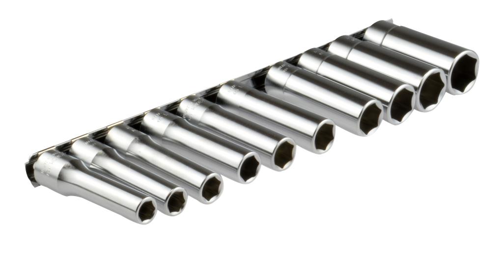 1/2 collas garu 6 šķautņu muciņu komplekts 10–22 mm, garums 77 mm (7426400, PICHLER)