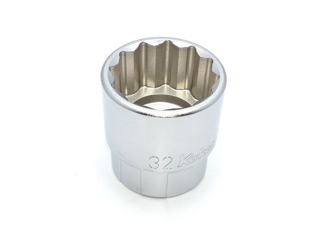 1/2 collas muciņa 12 šķautņu 32 mm (7433200, PICHLER)