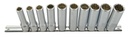 1/2 collas garu muciņu komplekts 12 šķautņu 10–19 mm, 10 gab., garums 77 mm (7436400, PICHLER)