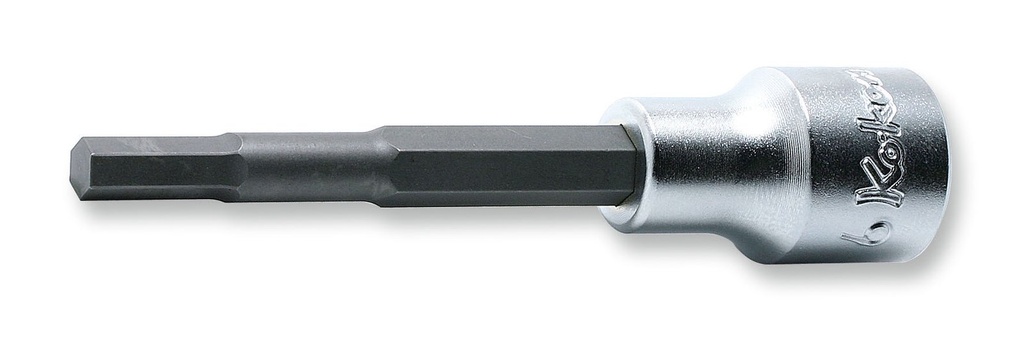 Muciņa ar sešstūra uzgali 1/2 collas, HEX 9 mm, garums 100 mm (74800036, PICHLER)