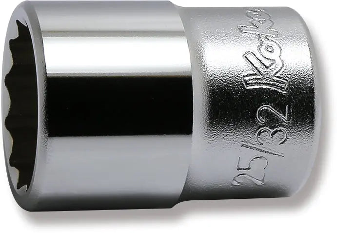 1/2 collu muciņa 25/32 collas, 12 šķautņu, garums 38 mm (74800779, PICHLER)