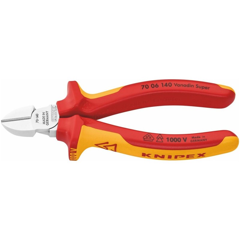 Replės šoninio kirpimo 1000V 160mm (70 26 160, KNIPEX)