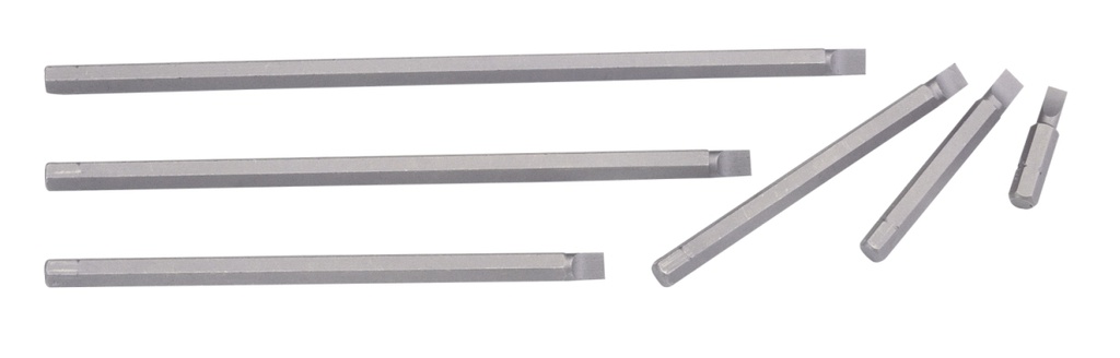 Impact screwdriver flat bit 1.6 x 10.0 mm (700290, GENIUS)