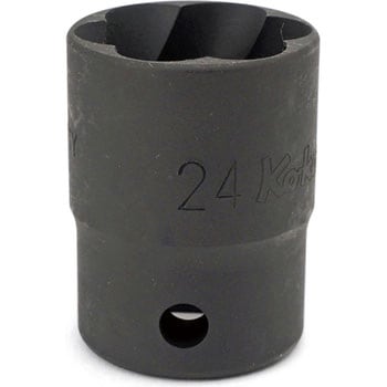 Bojātu uzgriežņu izskrūvēšanas muciņa Nut-Twister, 1/2 collas, 24 mm (74890048, PICHLER)