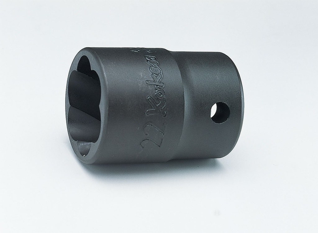 Bojātu uzgriežņu izskrūvēšanas muciņa Nut-Twister, 1/2 collas, 25,4 mm (74890049, PICHLER)