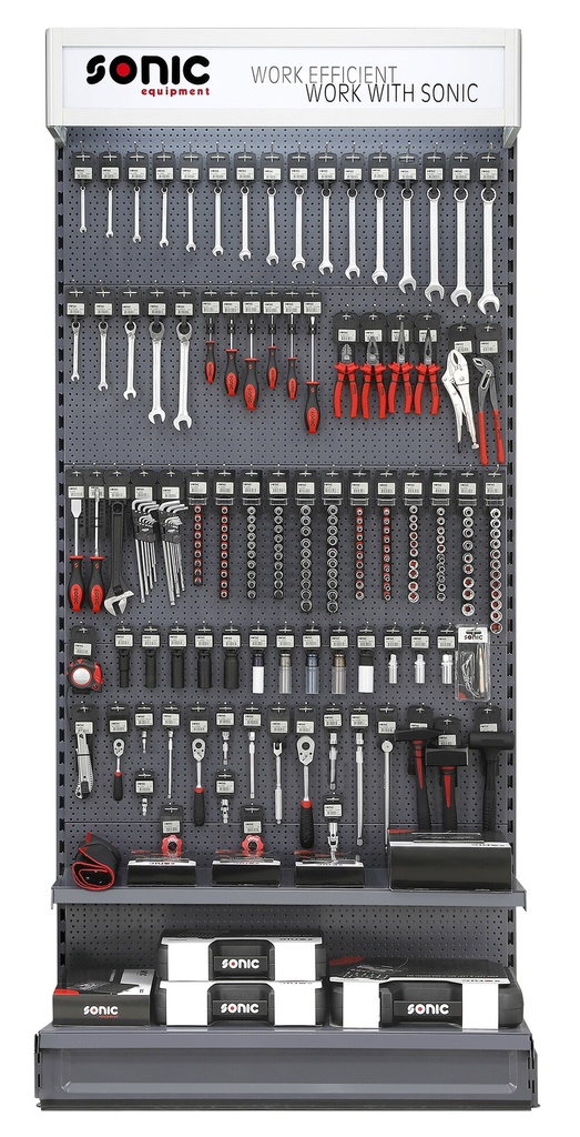 Tool set for 1 m wall display (94 pcs), tools only (709404, SONIC)