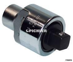 Uzmaucams sprūdrats 1/4 collas 40 mm (7703010, PICHLER)