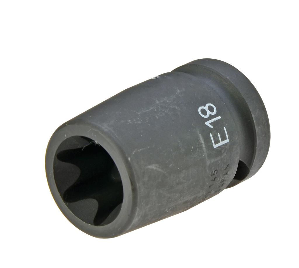Trieciena E-TORX muciņa E18, 1/2 collas piedziņa (7882180, PICHLER)