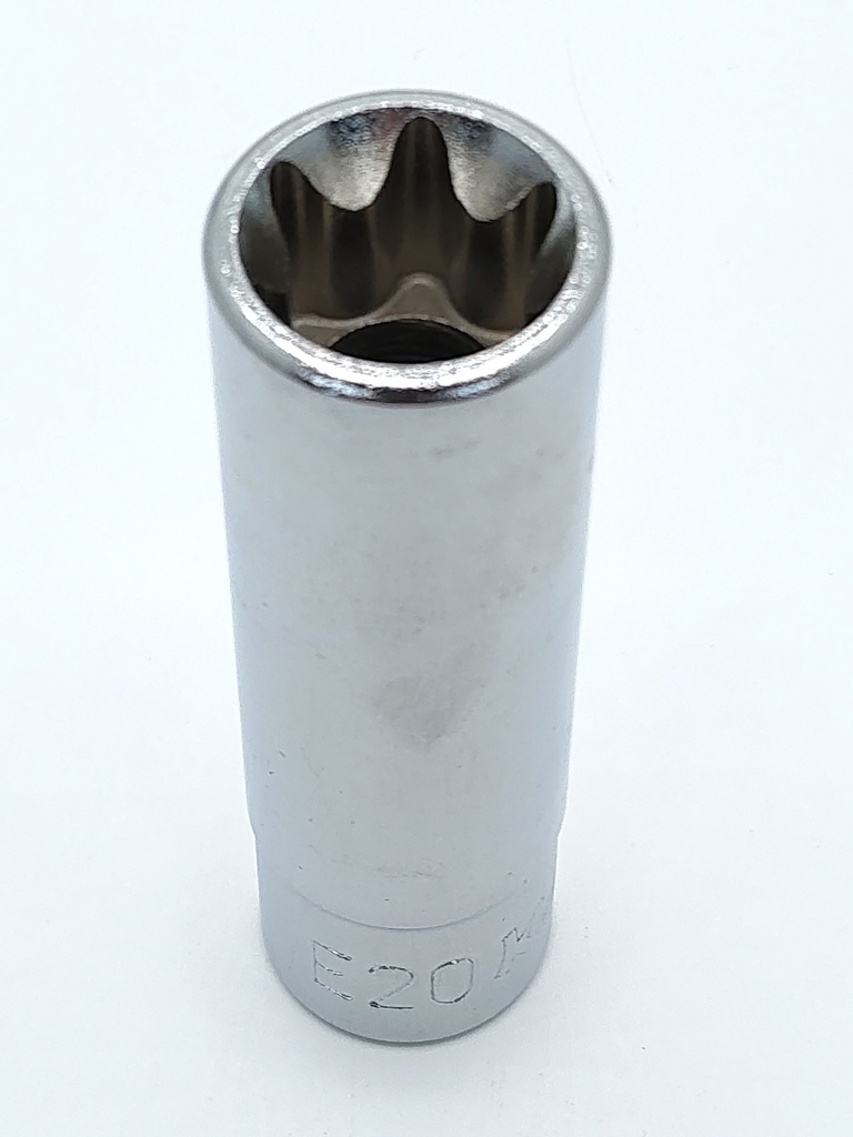 Galvutė išoriniam Torx E20, ilga, 1/2 col. pavara, 77 mm (7884200, PICHLER)