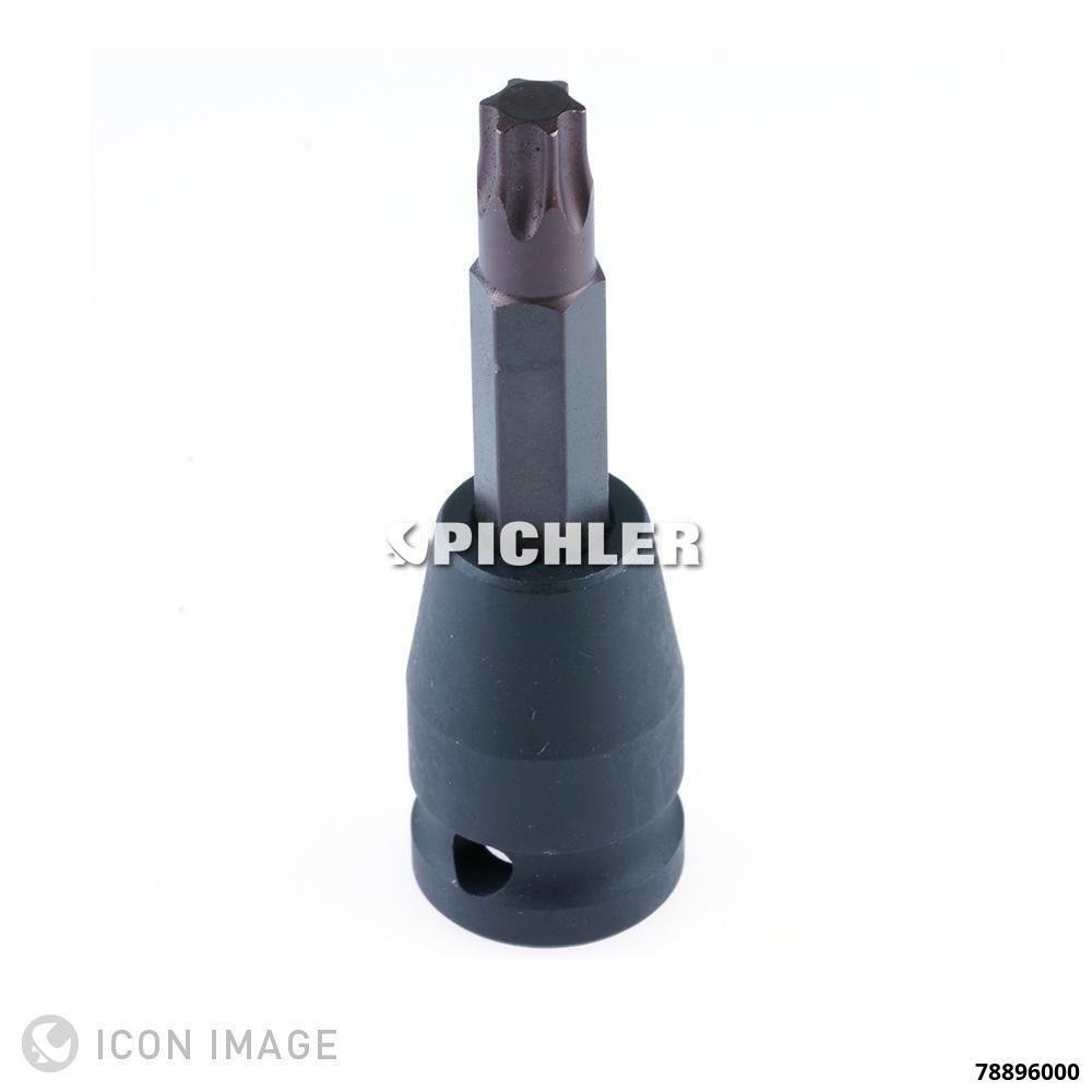 Torx Bit Socket 1/2 in. Drive Special Quality, TX60, Length 80 mm (78896000, PICHLER)