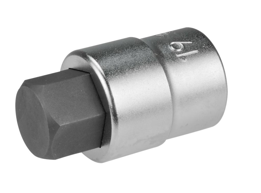 Hex Socket Insert 1/2 in. Drive, SW 19 mm, Length 50 mm (7901190, PICHLER)