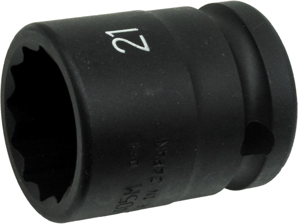1/2 in. Drive Impact Socket, 21 mm, 12-Point (79407100, PICHLER)