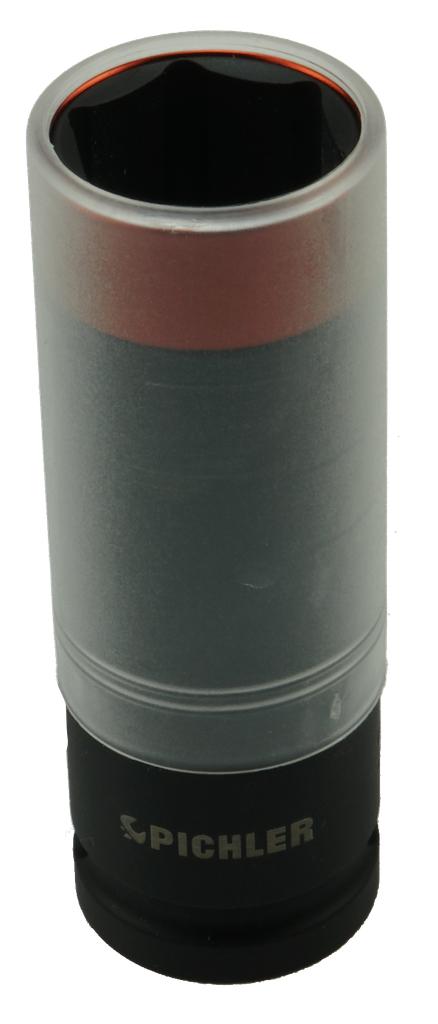 Smūginė galvutė 1/2 col., ilga, plonasienė, 6 briaunų, 21 mm (79416421, PICHLER)