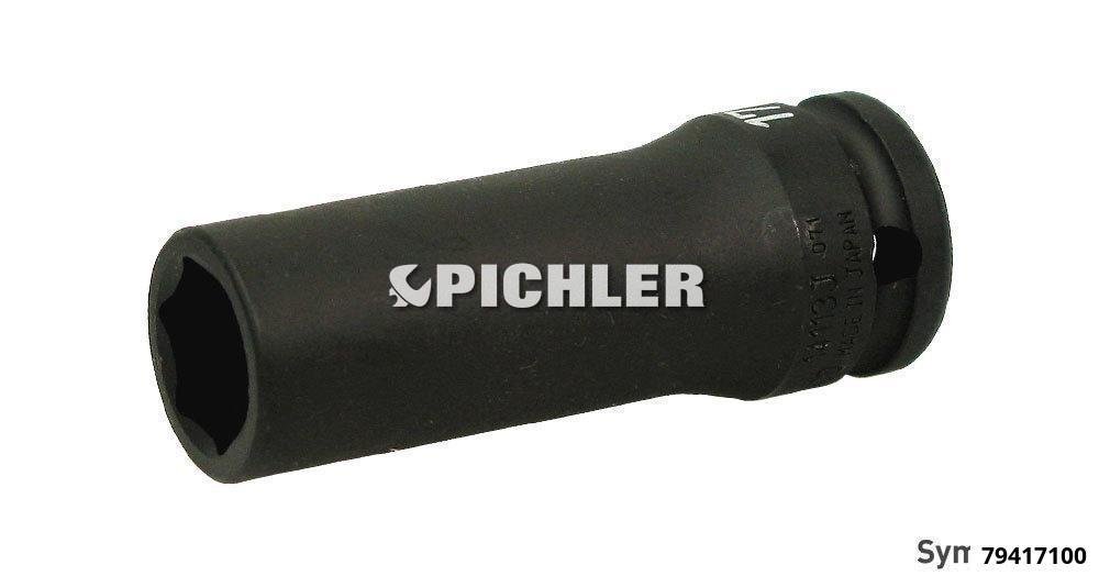 1/2 in. Drive Impact Socket, 6-Point, 21 mm, with Plastic Insert (79417100, PICHLER)