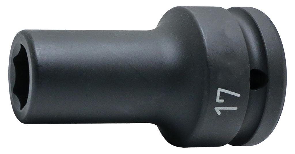 Smūginė galvutė 17 mm šešiakampė plonasienė, ilgis 75 mm, 3/4 col. (79600170, PICHLER)