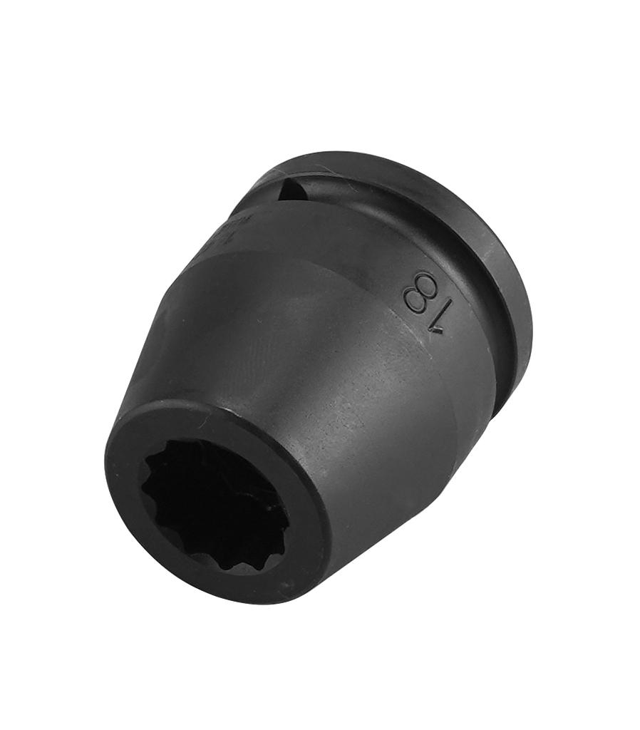 3/4 collu trieciena muciņa 18 mm, 12 stūru (79651800, PICHLER)