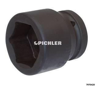 Smūginė galvutė 1 col., 6 briaunų, 42 mm, ilgis 66 mm (7970420, PICHLER)