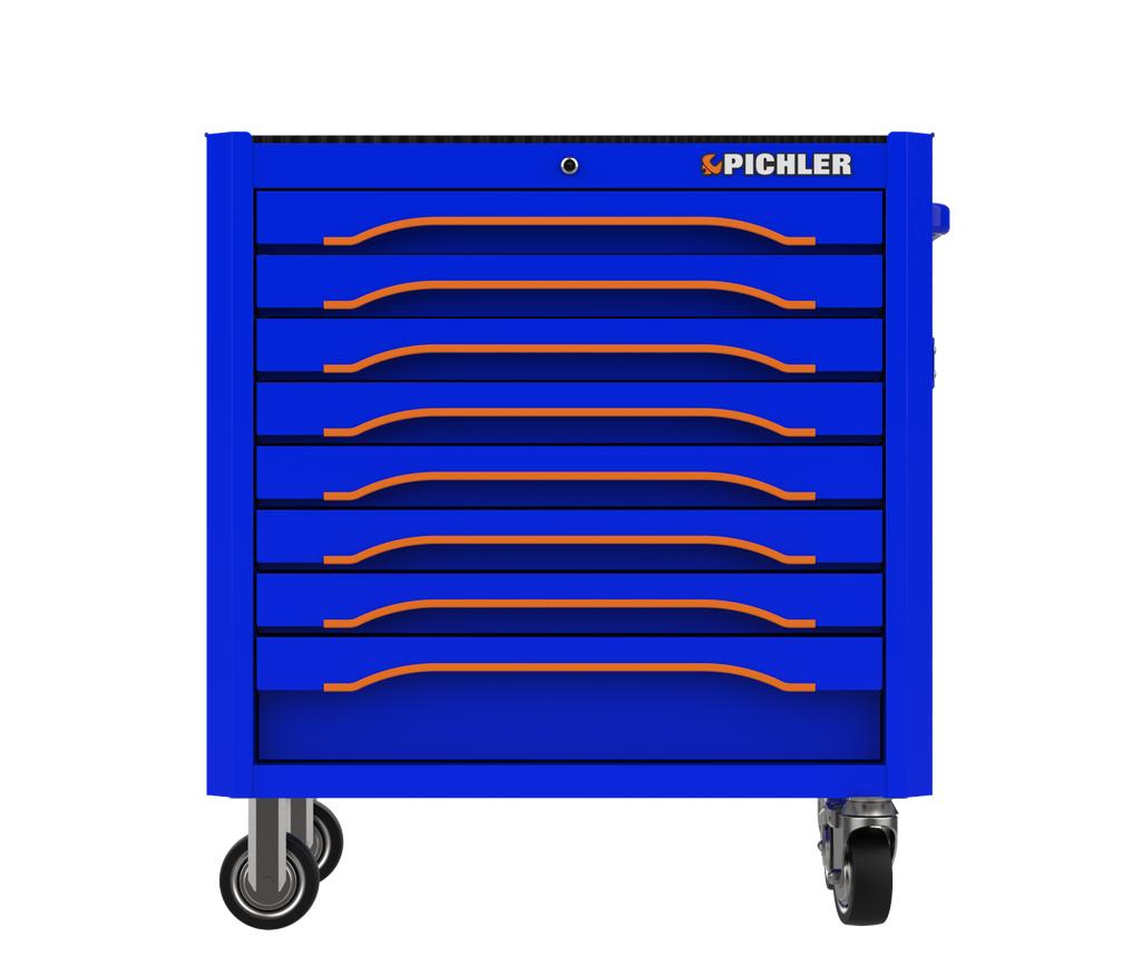 Įrankių vežimėlis P36s, mėlynas, 911 x 568 x 996,5 mm (79920000, PICHLER)