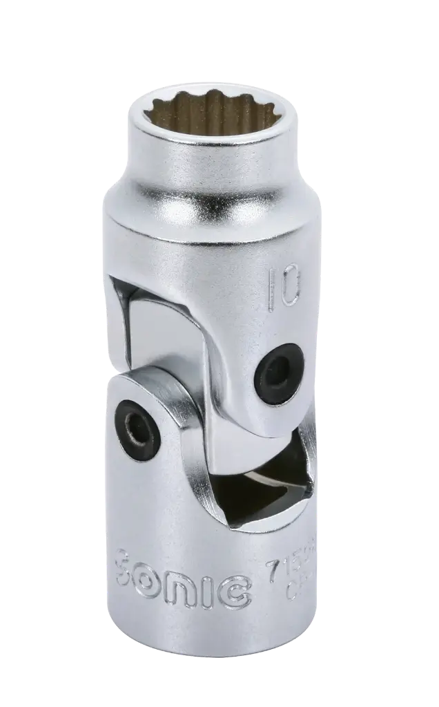 Galvutė 3/8 su šarnyru, 12-kampė 10mm 