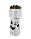 Šarnīra muciņa 3/8" 12 malu 18mm (7152818, SONIC)